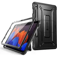 Supcase Unicorn Beetle Pro Tablethoes - Geschikt voor Samsung Galaxy Tab S9 FE - Met ingebouwde screenprotector - Kickstand - Full Body Protectie - Zwart