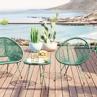 Kare design Tuinfauteuil Acapulco Mono groen