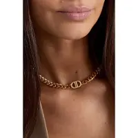 Yehwang - Ketting - The Good Life - Goudkleurig - Stainless Steel - Trendy Ketting - Verstelbaar - Cadeau Vrouw