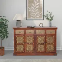 Notio Living Marco-Dressoir - 4-Deurs 4-Laden - Bruin