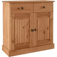 Home affaire Dressoir Liotta Commode met verstelbare inlegplank, massief dennenhout