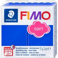Fimo soft boetseerklei 57 g brilliantblauw