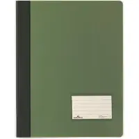 Durable Snelhechters Duralux A4 Transparant groen Polyvinylchloride (PVC) 28 x 33,2 cm