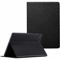 Selencia Riva Bookcase voor de Samsung Galaxy Tab A9 Plus - Zwart