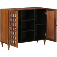 vidaXL Dressoir Walnotenhout 90 x 33,5 x 75 cm Massief Mango Hout
