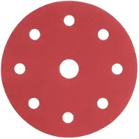 Radix - Schuurschijf - Pro - Klittenband 125 mm - P150 – 9 stofgaten (10 stuks)