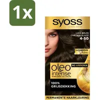Syoss Oleo Intense - Haarverf - 4-50 - Ijzig Bruin - 115ml