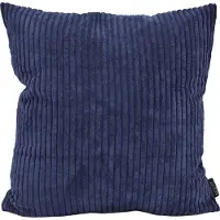 NOVÉE Sierkussen corduroy donkerblauw | 45 x 45 cm | polyester