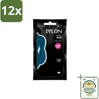 Dylon – Textielverf Handwas – Navy Blue – 50 g - Voordeelverpakking - 12 stuks - Textielverf - Handwas