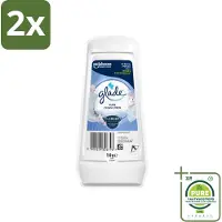 Glade - Gel - Pure Clean Linen - 150 g - Voordeelverpakking - 2 stuks - Luchtverfrisser - Geur