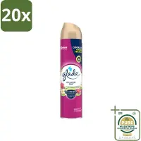 Glade 20 x - Luchtverfrisser Spray - Relaxing Zen - 300 ml - Grootverpakking - Luchtverfrisser Spray - Ontspannende Geur - Frisse Geur - Sandelhout - Appel