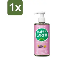 Happy Earth – Handzeep – 100% Natuurlijk Lavender Ylang – 300 ml - 1 stuk