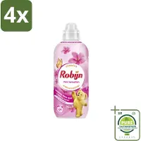 Robijn – Wasverzachter – Pink Sensation – 780 ml - Voordeelverpakking - 4 stuks - Wasverzachter - Wasgeur
