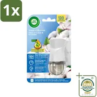 Air Wick 1 x – Elektrische Luchtverfrisser - Starter Kit – Katoen & Orchidee – 19 ml- Elektrische Luchtverfrisser - Geurverspreider - Katoen Orchidee - Frisse Geur - Luchtverfrissers Kit