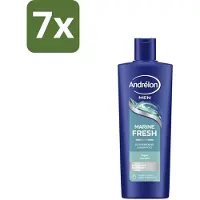 Andrélon – Shampoo – Marine Fresh Men – 400 ml - Bulkverpakking - 7 stuks