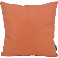 NOVÉE Dean oranje | 45 x 45 cm | kussenhoes | pu leder
