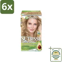 Garnier - Nutrisse Ultra Crème 9 - Haarkleuring - Zeer Lichtblond - Intens Voedend - Permanente Kleur - Voordeelverpakking - 6 stuks - Blond haar - Lichte haarkleur