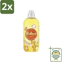 Robijn – Wasverzachter – Zwitsal – 1,1 L - Voordeelverpakking - 2 stuks - Zwitsal - Vezelbescherming