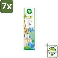 Air Wick 7 x - Geurstokjes - Frisse Ochtenddauw - Essentiële Oliën - 40 ml - Grootverpakking - Geurstokjes - - Frisse Geur - Essentiële Oliën - Interieurdecoratie