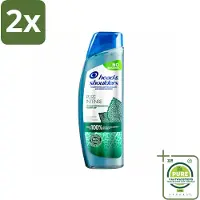 Head & shoulders – Shampoo – Pure Intense Kalmeert Jeuk – 250 ml - Voordeelverpakking - 2 stuks - Anti-roos shampoo - Shampoo bij jeukende hoofdhuid