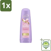 Andrélon 1 x – Conditioner – Extra Glans – 200 ml - Glans - Haar Verzorging - Zijde-extract - Vitamine C - Zacht Haar