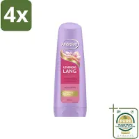 Andrélon – Conditioner – Levendig Lang – 200 ml - Voordeelverpakking - 4 stuks - Haar verzorgen - Haar breuk voorkomen