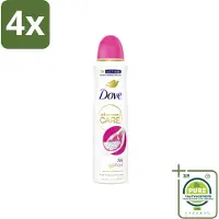 Dove – Deodorant Spray – Dragon Fruit & Coconut Cream – 150 ml - Voordeelverpakking - 4 stuks - Anti-transpirant spray - Zweetvermindering