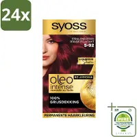 Syoss Oleo Intense - Haarverf - 5-92 - Stralend Rood - 115ml x 24