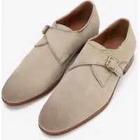 WITTCHEN beige suède leren monniksschoenen voor heren