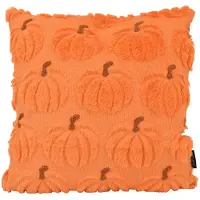 NOVÉE Furry pumpkin oranje | 45 x 45 cm | kussenhoes | polyester