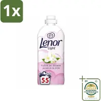 Lenor 1 x Light - Wasverzachter - Jasmijnbloem - Fris & Zacht - 55 Wasbeurten- Wasverzachter Jasmijn - Wasverzachter Fris - Wasverzachter Zacht - Wasverzachter Milde - Wasverzachter Gevoelige Huid