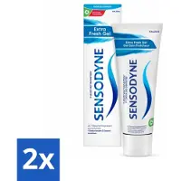 Sensodyne - Tandpasta - Extra Fresh Gel - Verfrissend - 75 ml - Voordeelverpakking - 2 stuks
