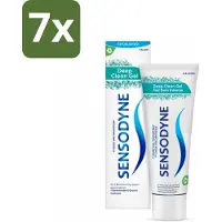 Sensodyne - Tandpasta - Deep Clean Gel - Grondige Reiniging - 75 ml - Bulkverpakking - 7 stuks