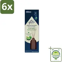Glade - Geurstokjes Calm Mind - Aromatherapie Geurverspreiding - 80 ml - Voordeelverpakking - 6 stuks - Geurstokjes - Aromatherapie