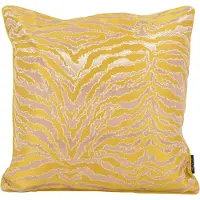 NOVÉE Yellow tiger | 45 x 45 cm | kussenhoes | jacquard/polyester