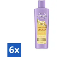 Andrélon – Shampoo – Stralend Blond – 250 ml - Voordeelverpakking - 6 stuks