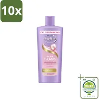 Andrélon 10 x – Shampoo – Extra Glans – 685 ml - Grootverpakking - Glans Haar - Zijde Extract - Vitamine C - Stralende Haar - Gezonde Glans