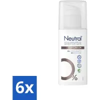 Neutral - Dagcrème - Gevoelige huid - Parfumvrij - 50 ml - Voordeelverpakking - 6 stuks