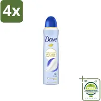 Dove – Deodorant Spray – Talco – 150 ml - Voordeelverpakking - 4 stuks - Anti-transpirant - Deodorant spray