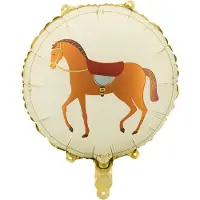 Party Deco Ronde Folieballon Paard Jumper 45cm