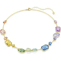 Swarovski Ketting geel / goud / lichtlila / rosé