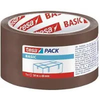 TESA Pakking Tape Bruin Acryl 50m x 48mm - Sterk & UV-bestendig