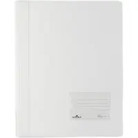 Durable Snelhechters Duralux A4 Wit PVC Transparante voorpagina 28 x 33,2 cm