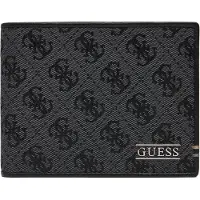 GUESS Portemonnee 'BOSTON' basaltgrijs / zwart