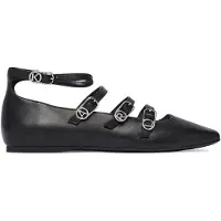 Karl Lagerfeld Ballerina met riempjes zwart