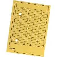 Falken Dossiermap Circulatie A4 Geel Karton 22 x 31,8 cm 100 Stuks