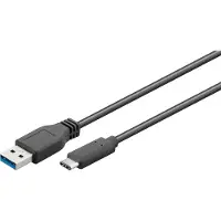 Goobay USB-C - USB-A kabel | USB3.0 5 Gbps | 15W | 0,50 meter