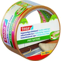 TESA Dubbelzijdige tape - - PRO NATURE - 5 m x 50 mm - Ecologisch - Multi-inzetbaar