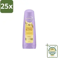 Andrélon 25 x – Conditioner – Stralend Blond – 200 ml - Grootverpakking - Blond Haar Verzorging - Verhelderende Conditioner - Glans Voor Blond Haar - Highlights Verzorging - Macadamia-olie Conditioner