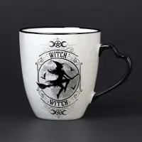 Alchemy - Witch Heart Handle Mok/beker - Wit